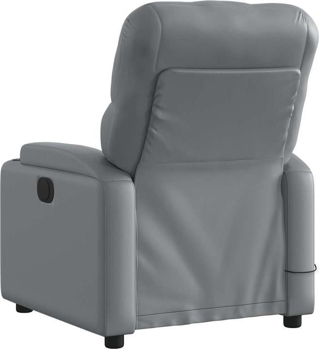 Image du produit VidaXL Fauteuil de massage gris similicuir,Couleur : gris,Matériaux
