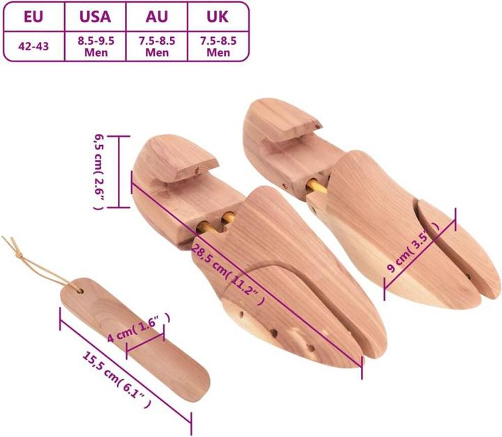 Produktbild VidaXL Parinor (42, 42.5, 43, 42 2/3, 2 x)
