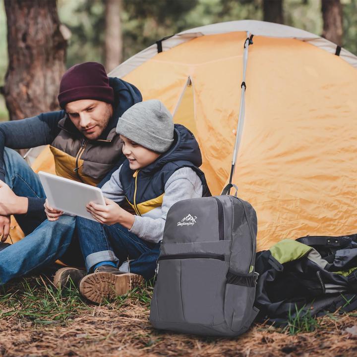Actual product image Intirilife Foldable Backpack in Grey (36 l)
