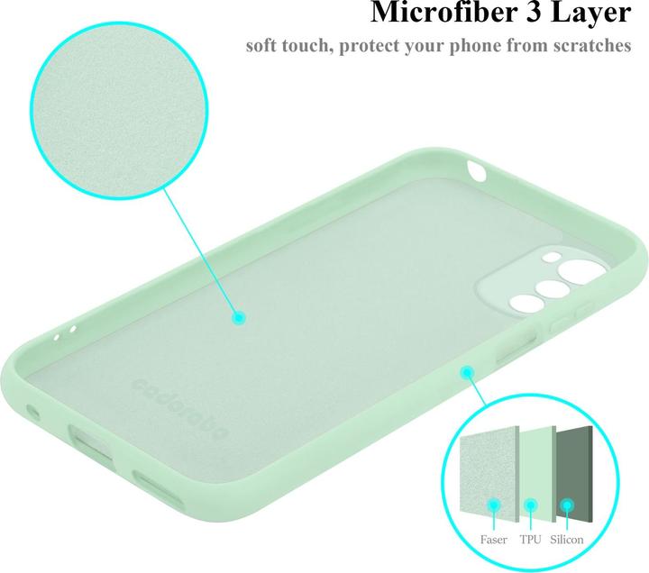 Actual product image Cadorabo TPU Liquid Silicone Case Cover for Motorola MOTO E32 4G / E32S (Motorola Moto E32s)