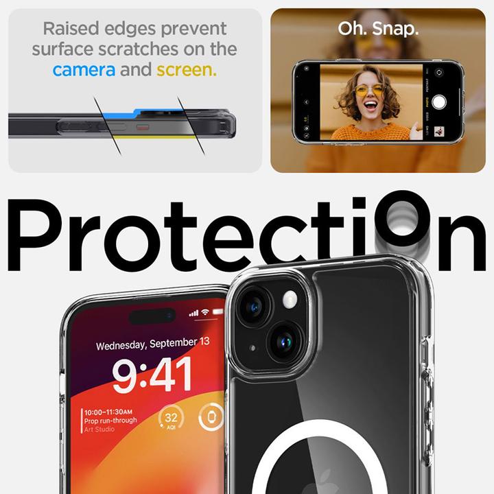 Produktbild Spigen Ultra Hybrid MAG iPhone 15 Plus 6.7" Magsafe biały/white ACS06660 (Apple iPhone 15 Plus)