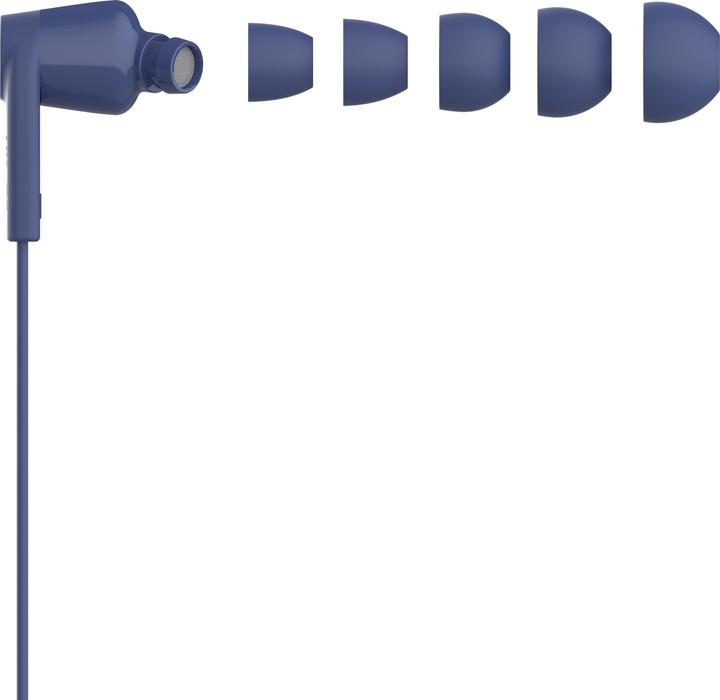 Actual product image Belkin Rockstar in-ear headphones cable, USB-C, blue G3H0002hqBLV2 (No noise cancelling, Cable)