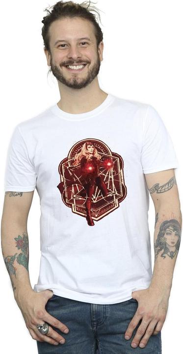 Actual product image Mens Doctor Strange Wanda Vintage T-Shirt (M)