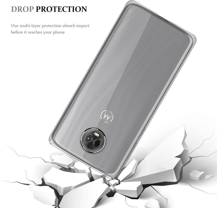Produktbild Cadorabo TPU Ultra Slim AIR Cover (Motorola Moto E5 Plus)