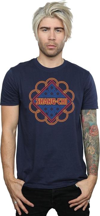 Image du produit - T-shirt SHANG-CHI AND THE LEGEND OF THE TEN RINGS NEON RING LOGO - Homme (XL)