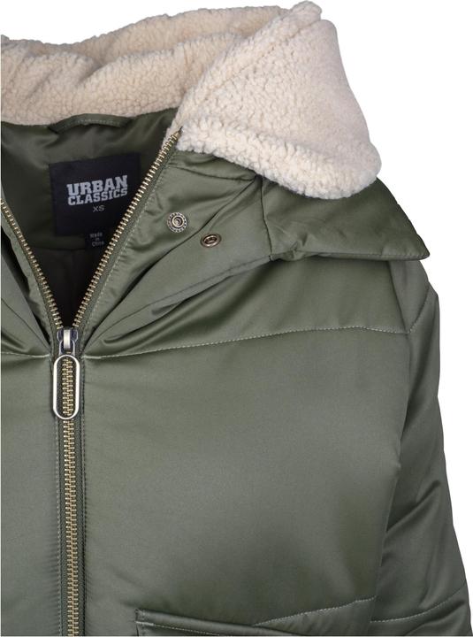 Actual product image Urban Classics Ladies Sherpa Hooded Jacket (L)