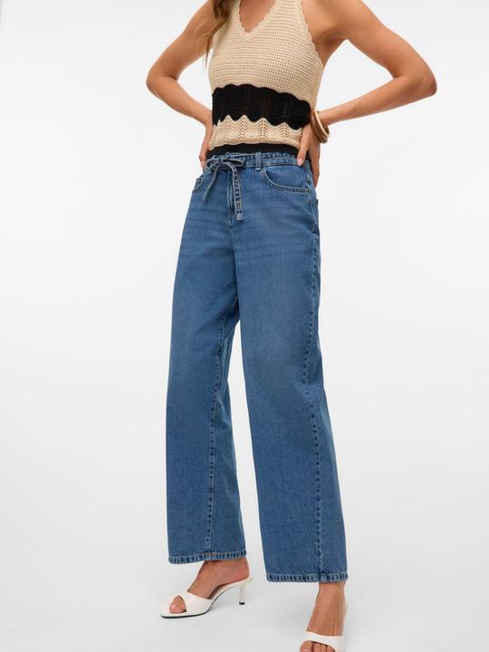 Image du produit Vero Moda VMRITA Mid Rise Hohe Taille Jeans Mom Jeans (26)
