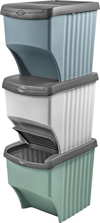 Weber Home Recycling Tower 3er mehrfarbig