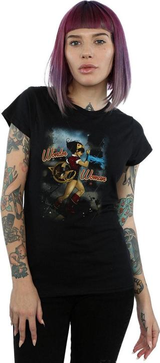 Image du produit - T-shirt WONDER WOMAN BOMBSHELL COVER - Femme (L)