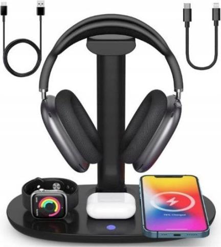 Actual product image iLike 4in1 15W Wireless Magsafe Qi Charger Stand (15 W)