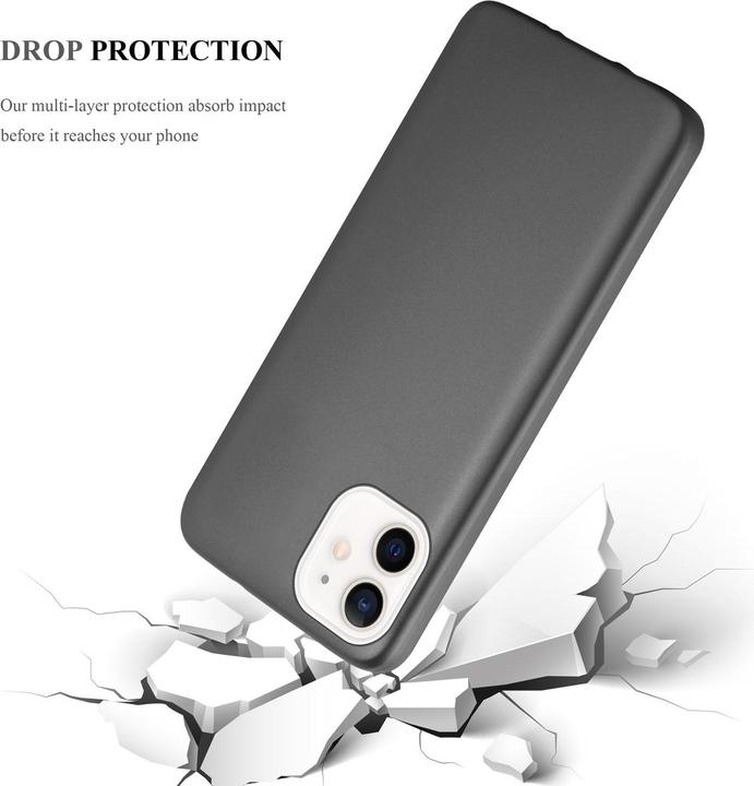 Productafbeelding Cadorabo TPU Matte Metallic hoes (Apple iPhone 12 mini)