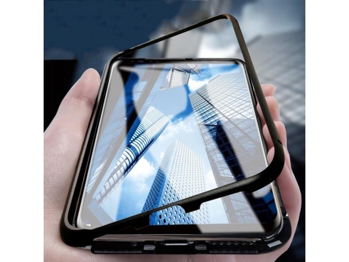 Image du produit G-Case Étui Samsung Galaxy A7 2018 Aluminium Magnetic Glass Case (Samsung Galaxy A7 (2018))