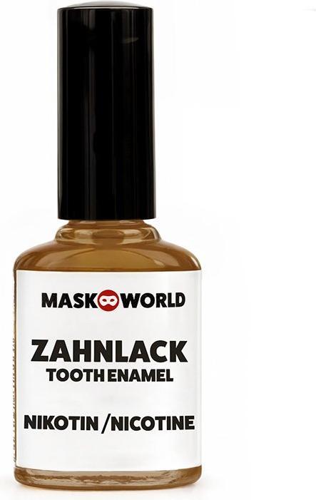 Actual product image Maskworld Zahnlack Nikotin 10ml Pinselflasche