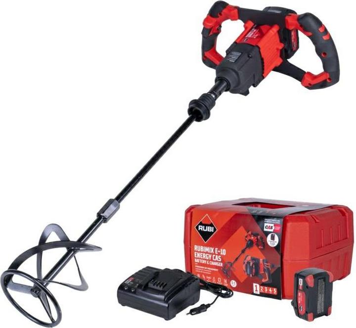 Rubi RUBIMIX E-10 Energy CAS | 18 V | Incl. accu's en lader | In koffer - 26570
