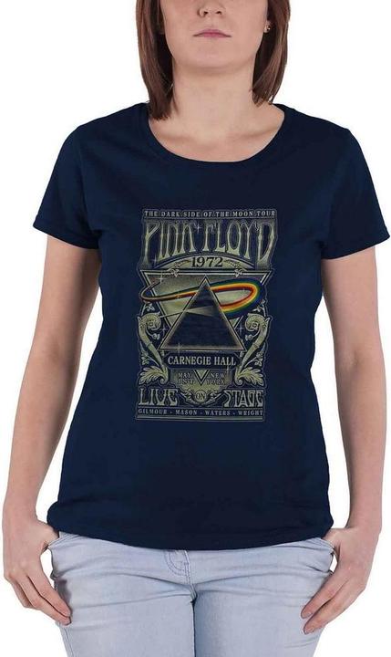 Music Brand Womens/Ladies Carnegie Hall Poster Cotton T-Shirt