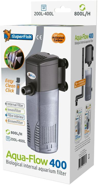 Produktbild SuperFish Aquaflow 400 Filter, Produkttyp: Innenfilter, Grundfarbe (400 l, Innenfilter, Süsswasser, Salzwasser)