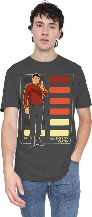 Actual product image Unisex Adult All She's Got Captain T-Shirt (3XL)