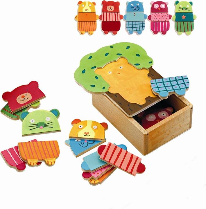 Actual product image Djeco Arbra doudou (15 pieces)