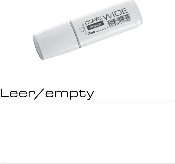 Produktbild Copic Leermarker Wide 21mm (Grau, 21 mm, 1 x)