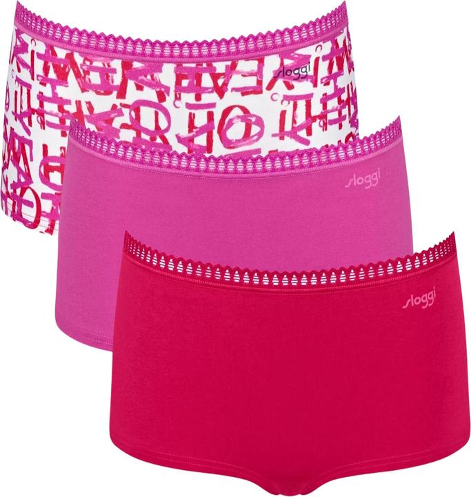 Sloggi Unterhose GO CRUSH SHORT Panty 3er Pack