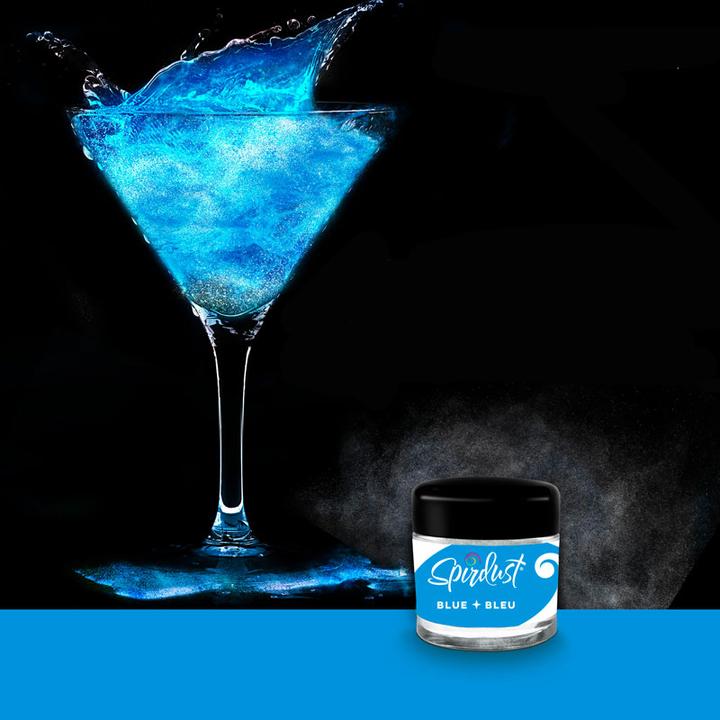 Image du produit Roxy & Rich Paillettes pour cocktails Bleu, 1.5g