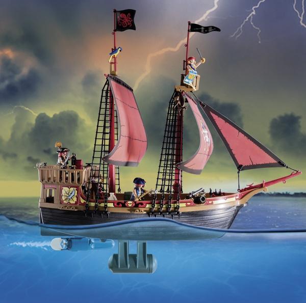 Produktbild Playmobil Totenkopf-Kampfschiff (70411, Playmobil Pirates)