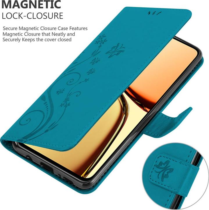 Image du produit Cadorabo Coque pour Realme C61 / C63 pour Fleur Book (CAT S61, Realme C63)