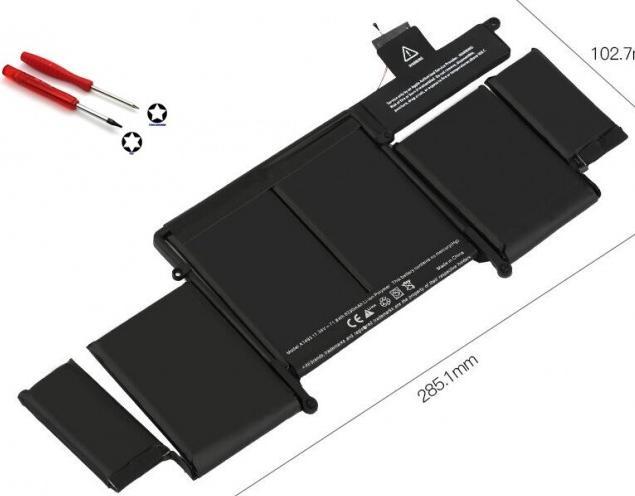 Actual product image Renov8 Battery for Apple MacBook Pro Retina 13" - Late 2013, Mid 2014 built-in (A1493) (6300 mAh)