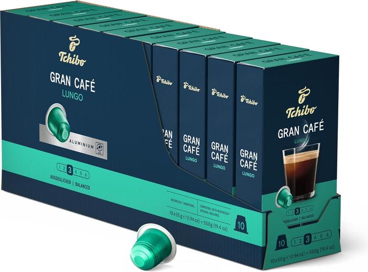 Image du produit Tchibo Gran Café Lungo (100 x Port.)