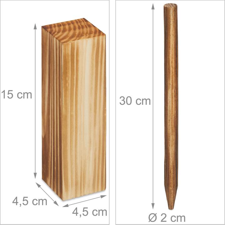Image du produit Relaxdays Jeu viking de 22 pièces (22 x, 300 mm)