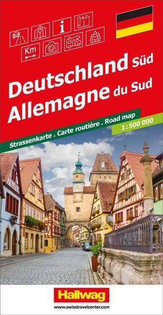 Produktbild Deutschland Süd Strassenkarte 1:500 000