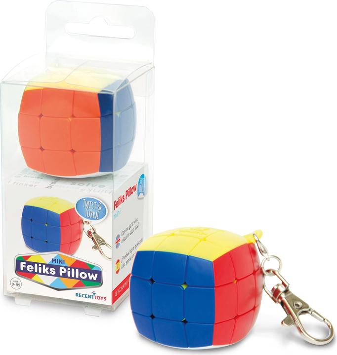 Produktbild Recent Toys Mini Feliks Pillow, d/f ab 9 Jahren, 1 Spieler, mit Schlüsselanhänger (3 x 3)
