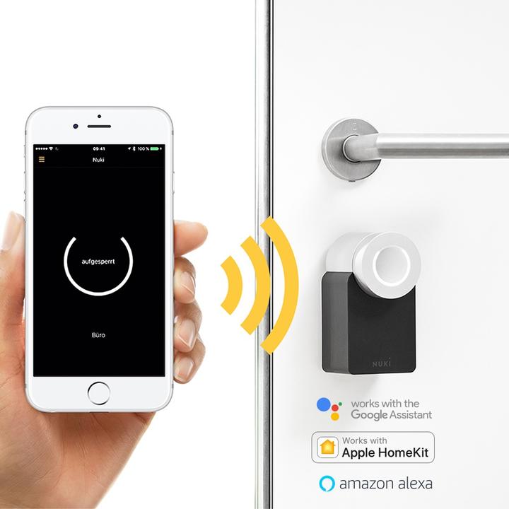Productafbeelding Nuki Smart Lock Combo 2.0 CH cilinder + Brug (Smartphone)