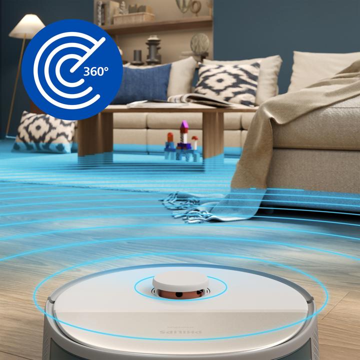 Immagine prodotto Philips XU5100/10 HomeRun 5000 Series Saug-Wischroboter (Robot aspirapolvere)