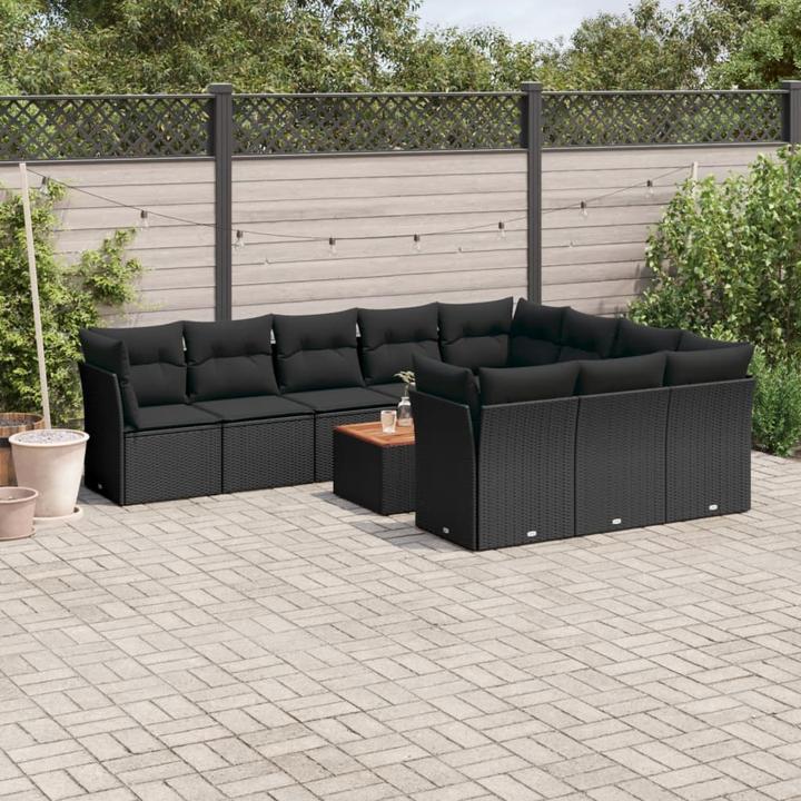 Produktbild VidaXL 10-tlg. Garten-Lounge-Set mit Kissen