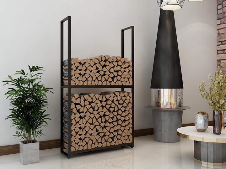 Produktbild Montixx Feuerholzregal, H150xB65xT25cm
