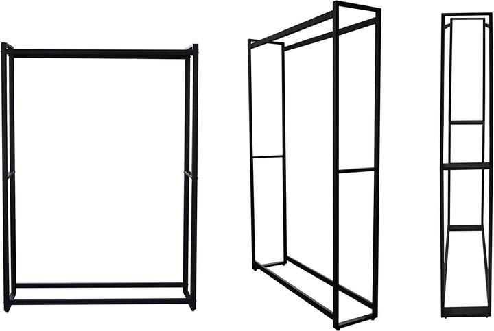 Produktbild Montixx Feuerholzregal, H150xB65xT25cm