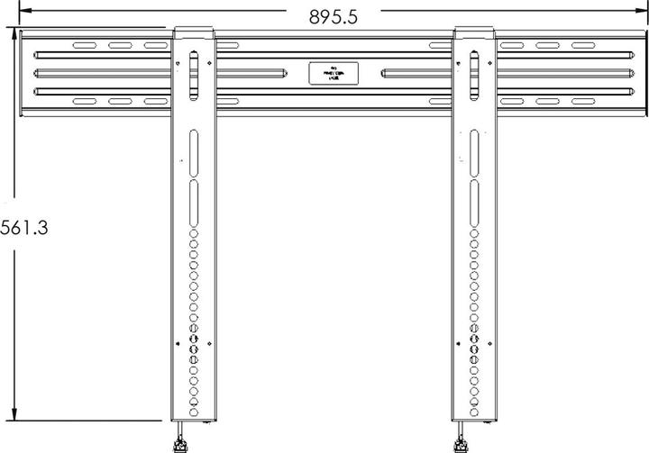 Produktbild Sanus Ll11 (Wand, 80", 68 kg)
