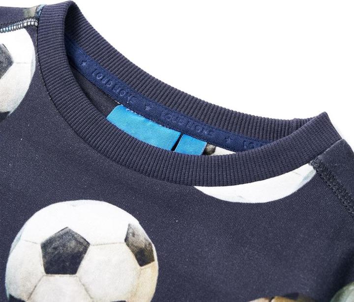 Actual product image VidaXL Children's sweatshirt navy blue 104,Material: 95 % cotton. 5 (104)
