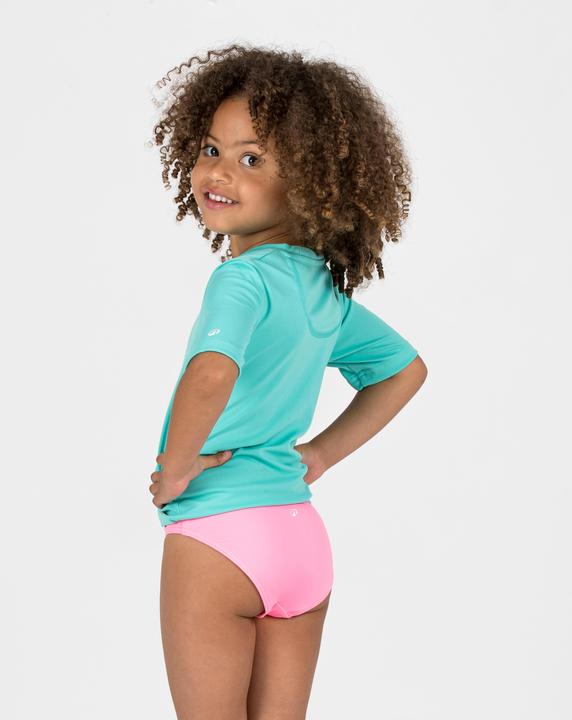 Actual product image Olaian UV-Shirt Surfen Kinder 100 türkis (5, 6)