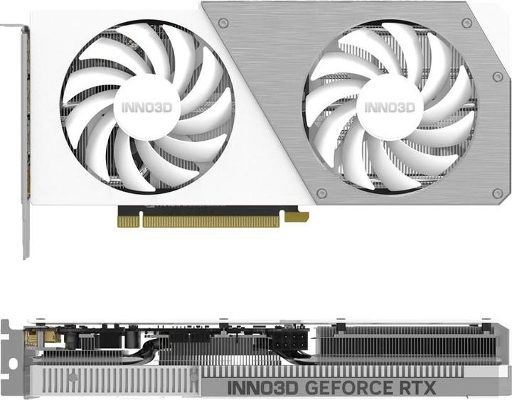 Actual product image Inno3D RTX4060 TI Twin X2 OC WHITE 8GB GDDR6 HDMI 3x (8 GB)