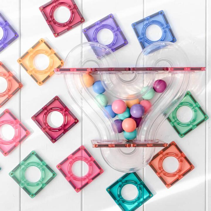 Image du produit Connetix 106 pc Pastel Ball Run