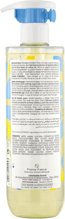 Produktbild Klorane Sanftes Reinigungsgel mit CalendulaHaare und Körper