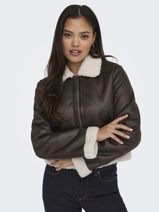Image du produit Only Fly-Away col veste en cuir synthétique (S)