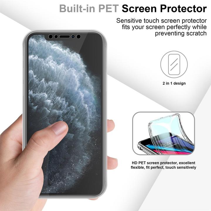 Image du produit Cadorabo TPU 360 degrés Case Cover (Apple iPhone 11 Pro)