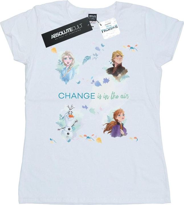 Actual product image Disney Womens/Ladies Frozen 2 Change Is In The Air Cotton T-Shirt (XXL)