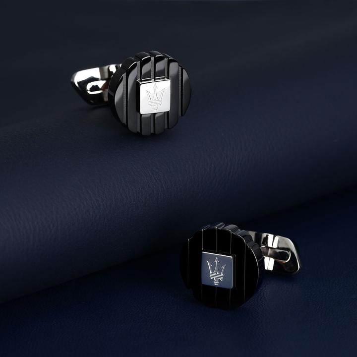 Actual product image Maserati Cufflinks (Stainless steel)