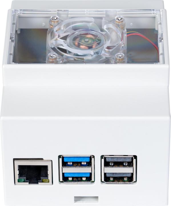Produktbild Raspberry Pi Rpi Pi5 Hutschienen Geh Plastik
