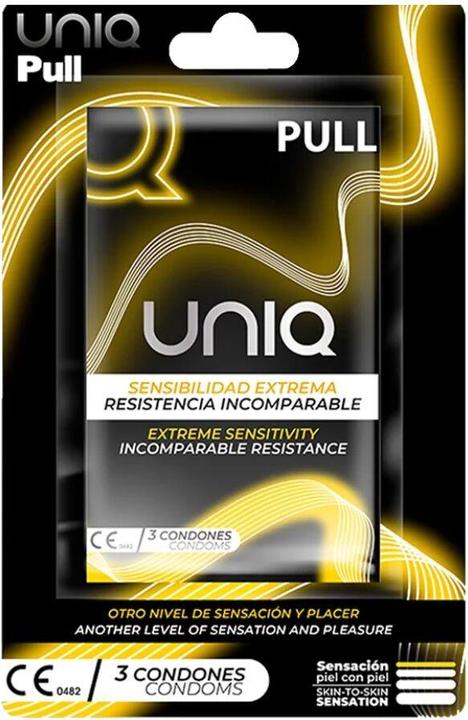 Actual product image Uniq Latex-free condoms with strips from Pull, 3 pieces (3 pcs.)