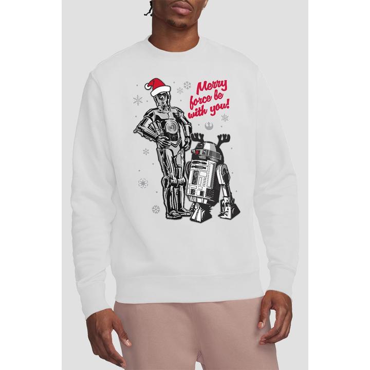 Produktbild Star Wars Merry Christmas Droids Sweatshirt (XL)
